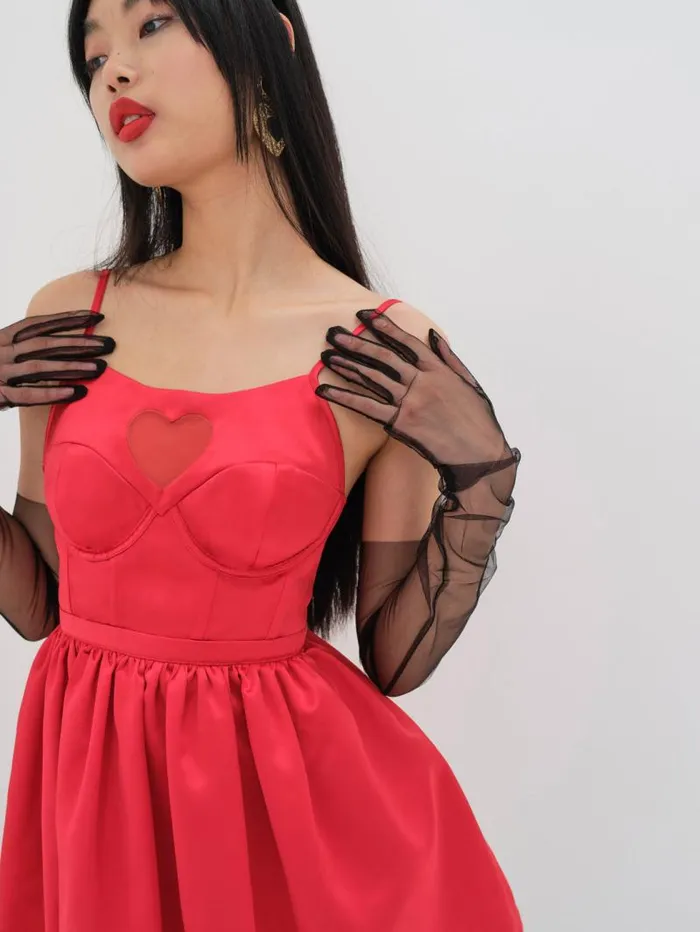 For Love and Lemons Dresses Lauren Mini Dress Red 8211 Women For Love and Lemons Dresses Lauren Mini Dress Red 8211 Women