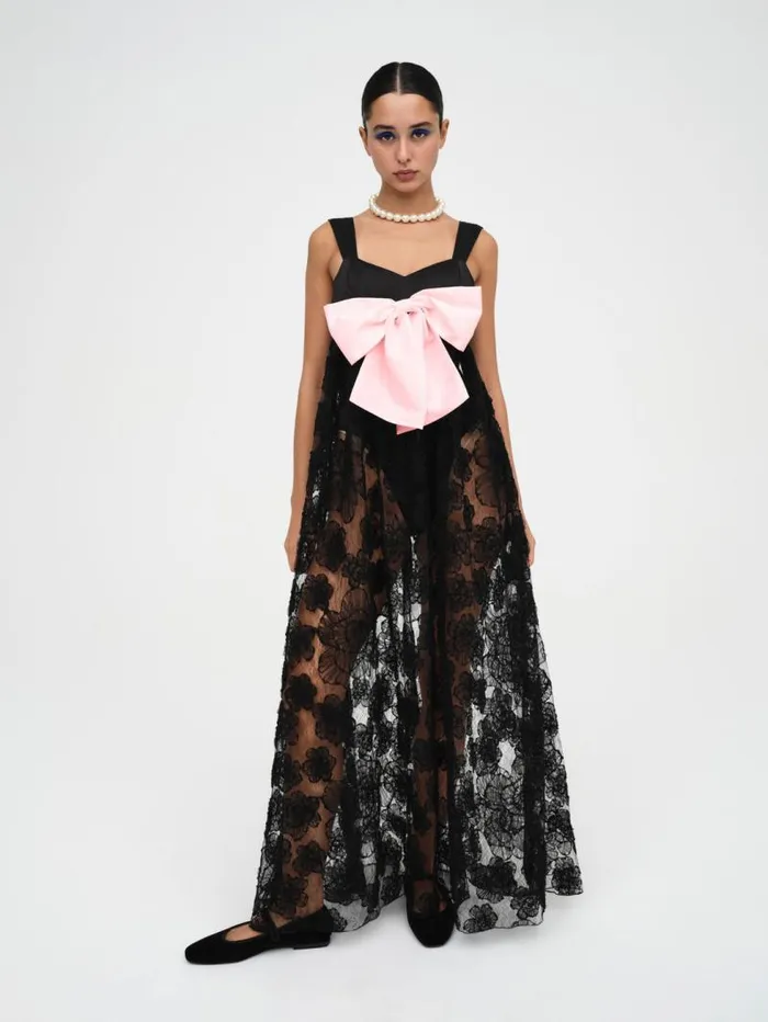 For Love and Lemons Dresses Leah Maxi Dress Black 8211 Women