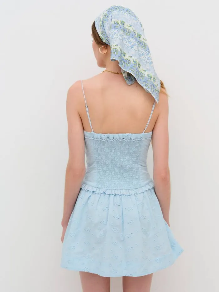 For Love and Lemons Dresses Marlowe Mini Dress Blue 8211 Women For Love and Lemons Dresses Marlowe Mini Dress Blue 8211 Women