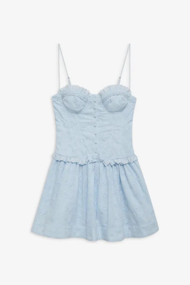 For Love and Lemons Dresses Marlowe Mini Dress Blue 8211 Women For Love and Lemons Dresses Marlowe Mini Dress Blue 8211 Women