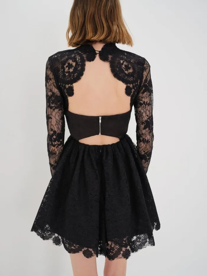 For Love and Lemons Dresses Regina Mini Dress Black 8211 Women For Love and Lemons Dresses Regina Mini Dress Black 8211 Women
