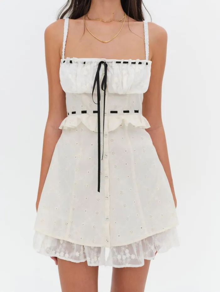 For Love and Lemons Dresses Sora Mini Dress White 8211 Women For Love and Lemons Dresses Sora Mini Dress White 8211 Women
