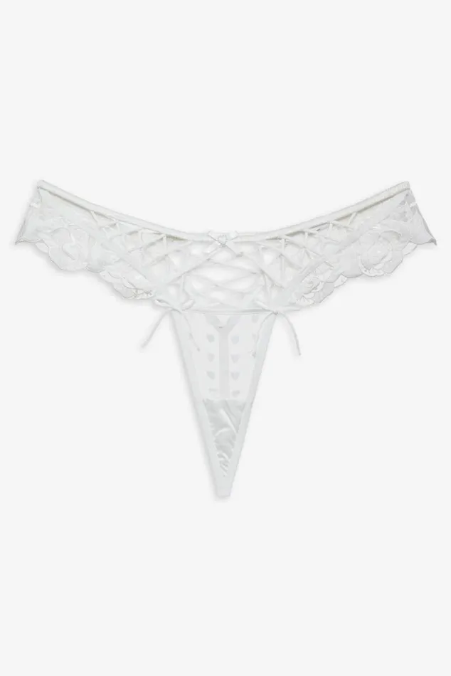 For Love and Lemons Lingerie Amore Lace Panty White 8211 Women For Love and Lemons Lingerie Amore Lace Panty White 8211 Women