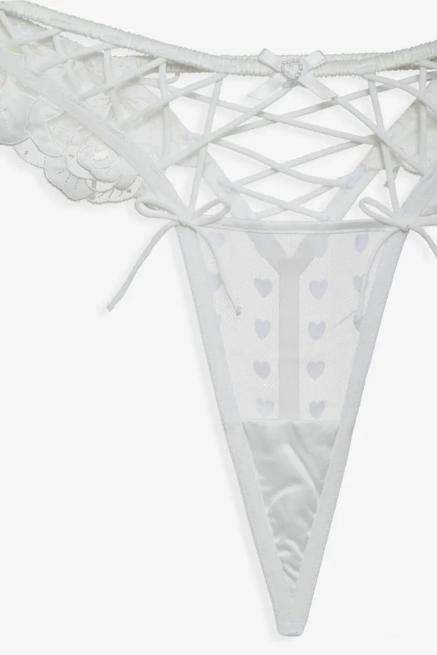 For Love and Lemons Lingerie Amore Lace Panty White 8211 Women For Love and Lemons Lingerie Amore Lace Panty White 8211 Women