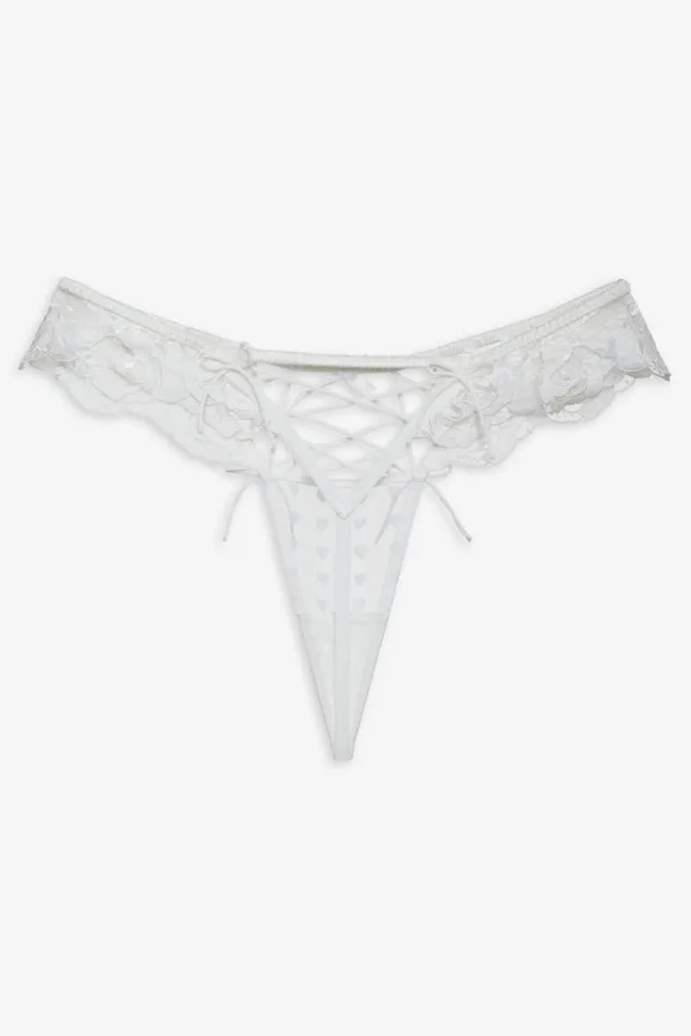 For Love and Lemons Lingerie Amore Lace Panty White 8211 Women For Love and Lemons Lingerie Amore Lace Panty White 8211 Women
