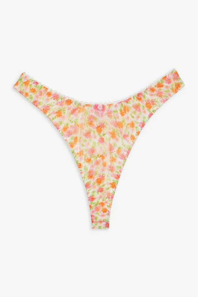 For Love and Lemons Lingerie Giselle Thong Panty Multi 8211 Women For Love and Lemons Lingerie Giselle Thong Panty Multi 8211 Women