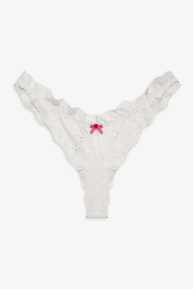 For Love and Lemons Lingerie Martha Cheeky Panty White 8211 Women For Love and Lemons Lingerie Martha Cheeky Panty White 8211 Women