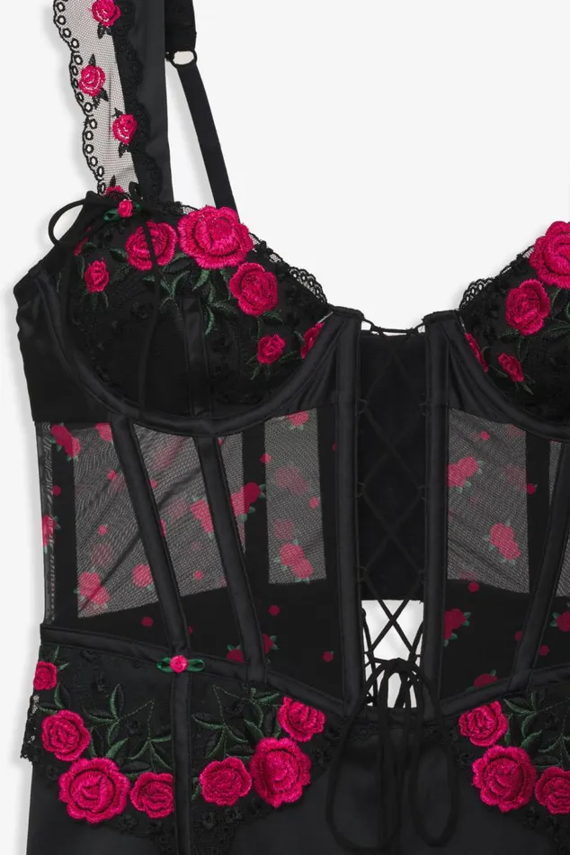 For Love and Lemons Lingerie Roja Slip Dress Black 8211 Women For Love and Lemons Lingerie Roja Slip Dress Black 8211 Women