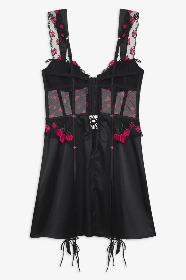 For Love and Lemons Lingerie Roja Slip Dress Black 8211 Women For Love and Lemons Lingerie Roja Slip Dress Black 8211 Women