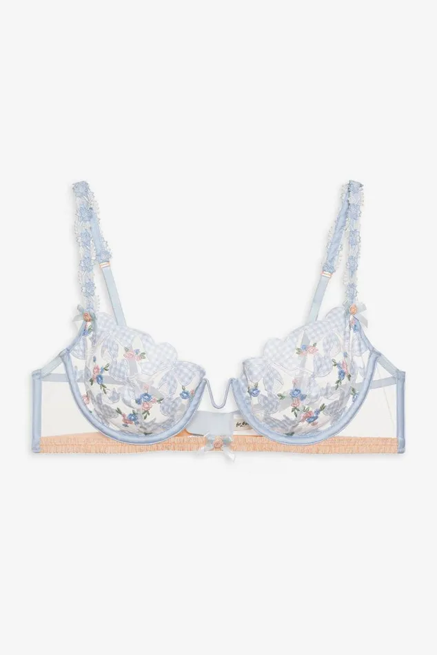 For Love and Lemons Lingerie Scottie Underwire Bra Blue 8211 Women For Love and Lemons Lingerie Scottie Underwire Bra Blue 8211 Women