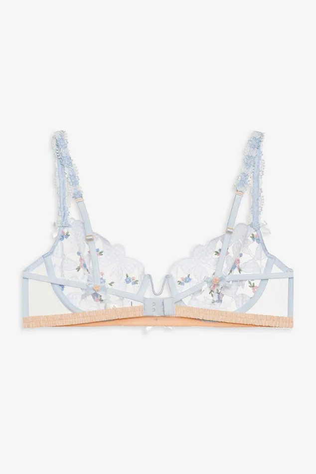 For Love and Lemons Lingerie Scottie Underwire Bra Blue 8211 Women For Love and Lemons Lingerie Scottie Underwire Bra Blue 8211 Women
