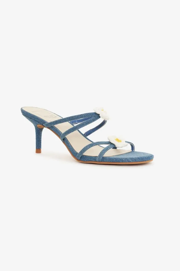 For Love and Lemons Shoes Bete Heel Blue 8211 Women