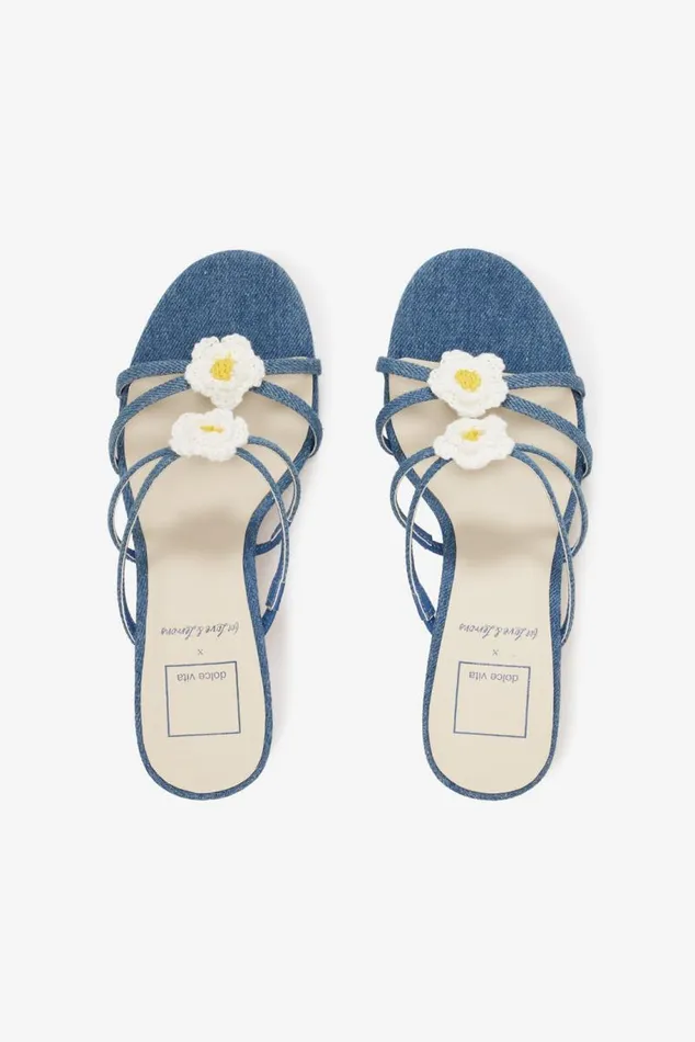 For Love and Lemons Shoes Bete Heel Blue 8211 Women For Love and Lemons Shoes Bete Heel Blue 8211 Women