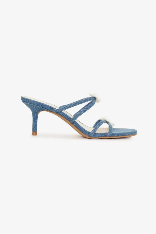 For Love and Lemons Shoes Bete Heel Blue 8211 Women For Love and Lemons Shoes Bete Heel Blue 8211 Women
