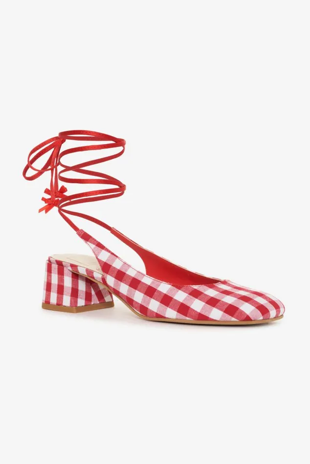 For Love and Lemons Shoes Elodie Heel Red 8211 Women