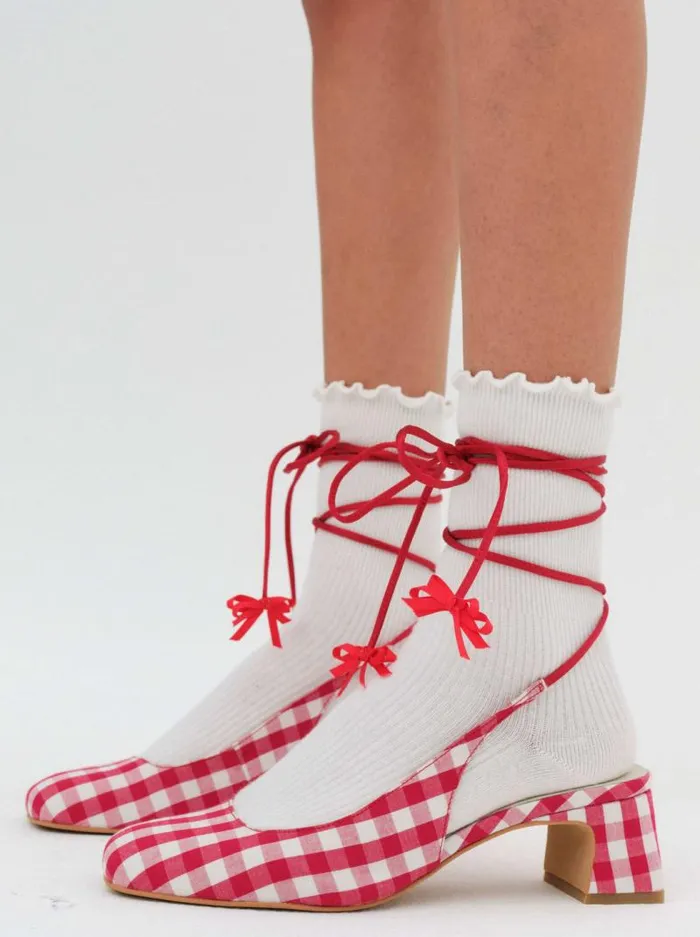For Love and Lemons Shoes Elodie Heel Red 8211 Women For Love and Lemons Shoes Elodie Heel Red 8211 Women