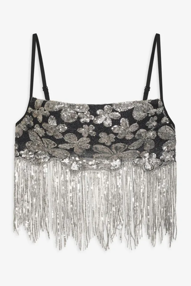 For Love and Lemons Tops Colette Crop Top Black 8211 Women For Love and Lemons Tops Colette Crop Top Black 8211 Women
