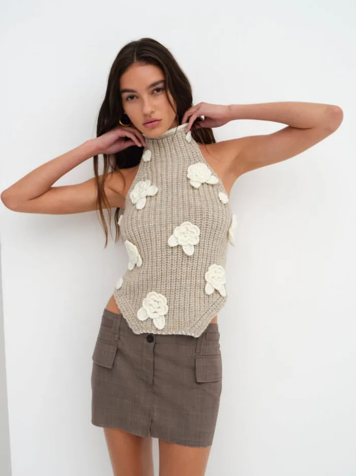 For Love and Lemons Tops Iliana Top Grey 8211 Women For Love and Lemons Tops Iliana Top Grey 8211 Women