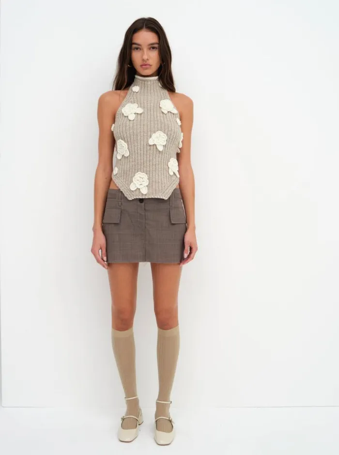 For Love and Lemons Tops Iliana Top Grey 8211 Women For Love and Lemons Tops Iliana Top Grey 8211 Women