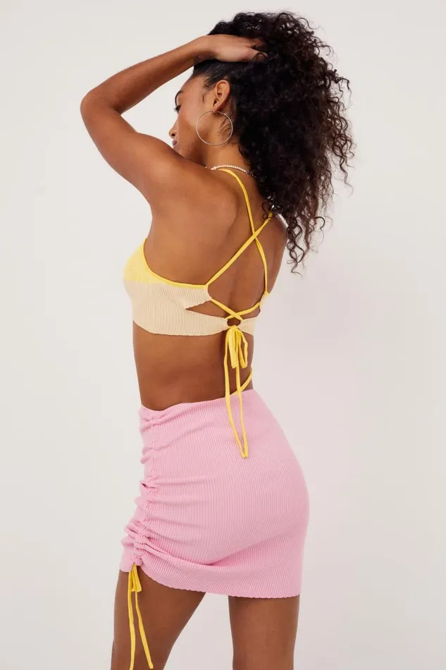 For Love and Lemons Tops Keisha Bra Top Yellow 8211 Women For Love and Lemons Tops Keisha Bra Top Yellow 8211 Women