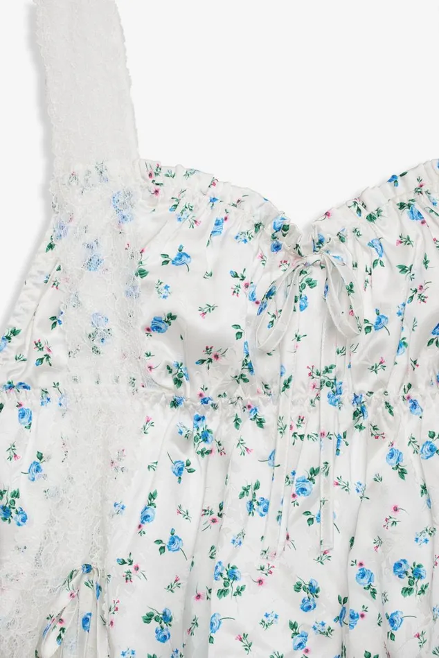 For Love and Lemons Tops Mary Rose Top Blue 8211 Women For Love and Lemons Tops Mary Rose Top Blue 8211 Women