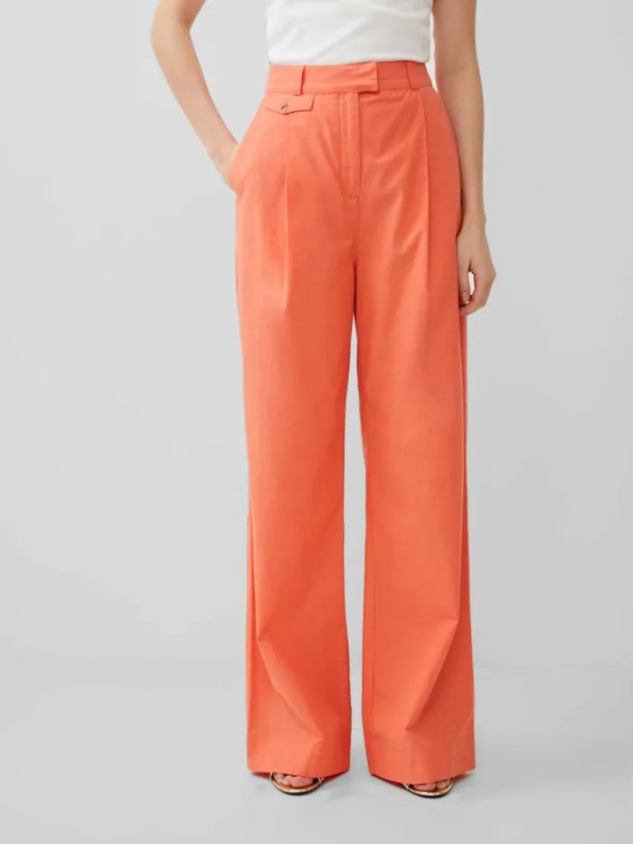 French Connection Alania City Trousers Coral Women Trousers