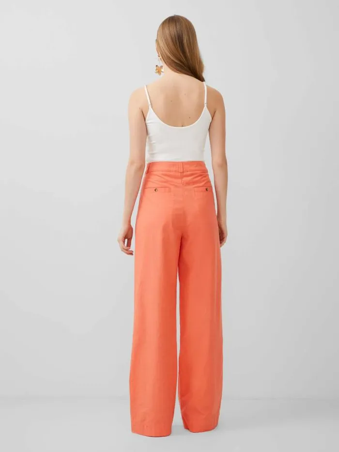 French Connection Alania City Trousers Coral Women Trousers