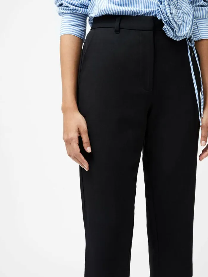 French Connection Carson Capri Trousers Black Women Trousers