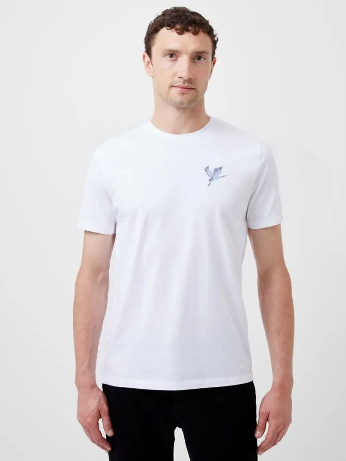 French Connection Cormorant Organic Graphic TShirt White Men TShirts and Polo Shirts French Connection Cormorant Organic Graphic TShirt White Men TShirts and Polo Shirts