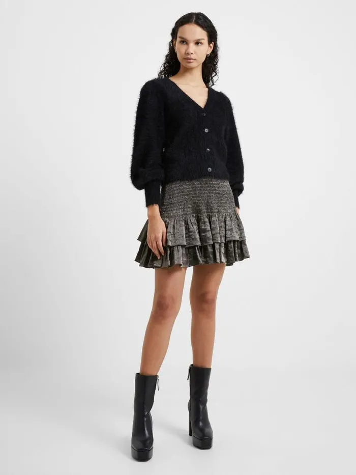French Connection Dafne Shine Mini Skirt Shine Women Skirts