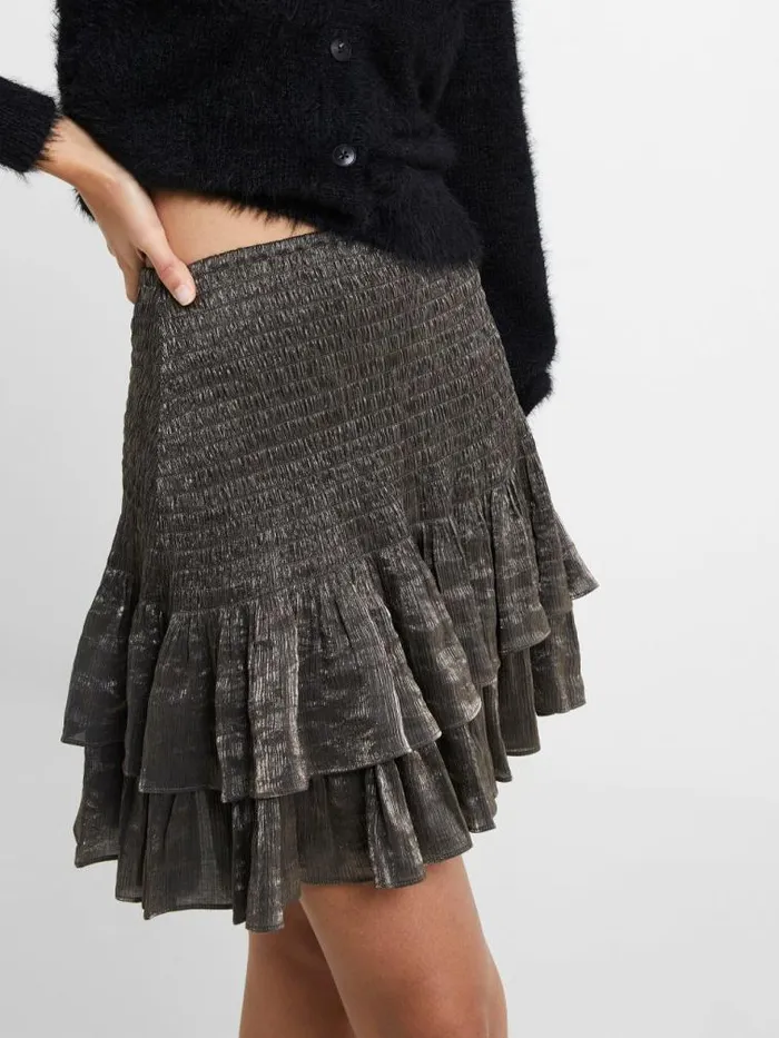 French Connection Dafne Shine Mini Skirt Shine Women Skirts