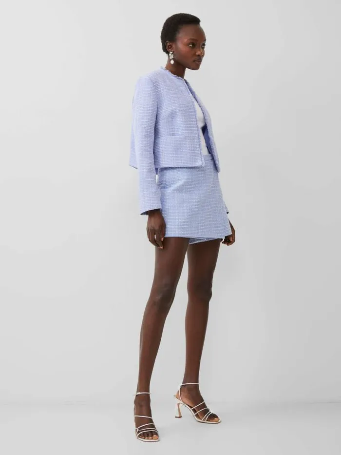 French Connection Effie Boucle Skort Bluebellclassic Cre Women Skirts