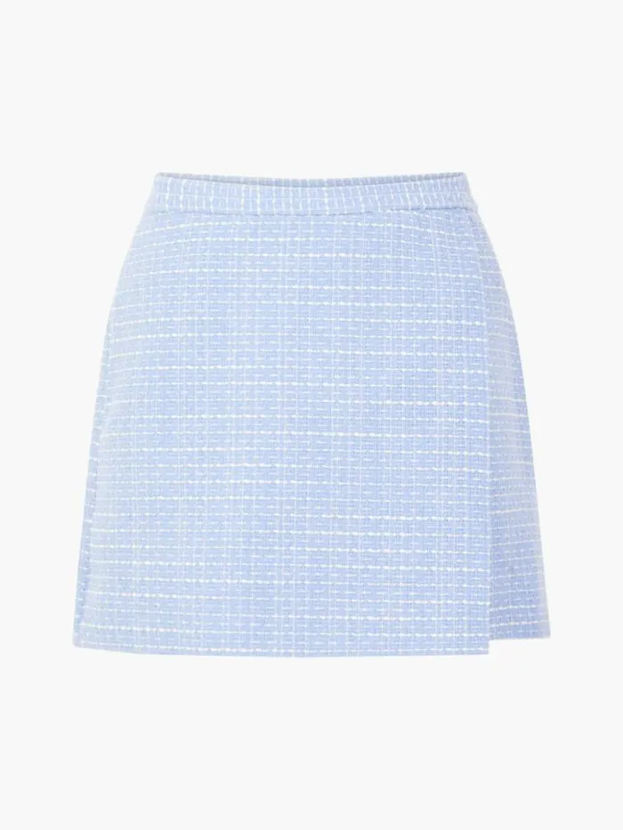 French Connection Effie Boucle Skort Bluebellclassic Cre Women Skirts