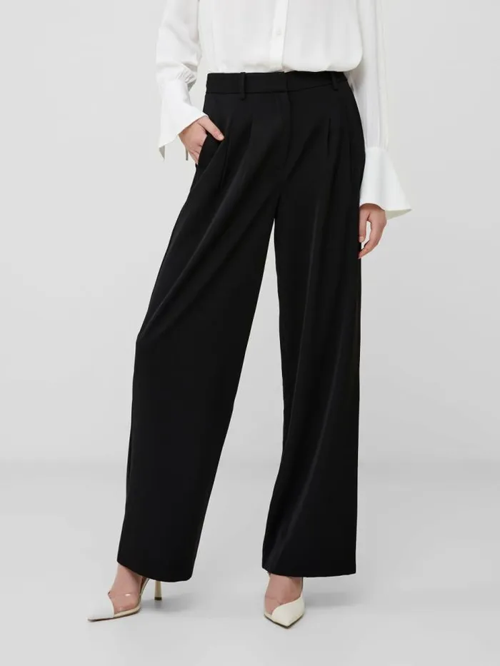 French Connection Harrie Tailored Trousers Blackout Women Trousers