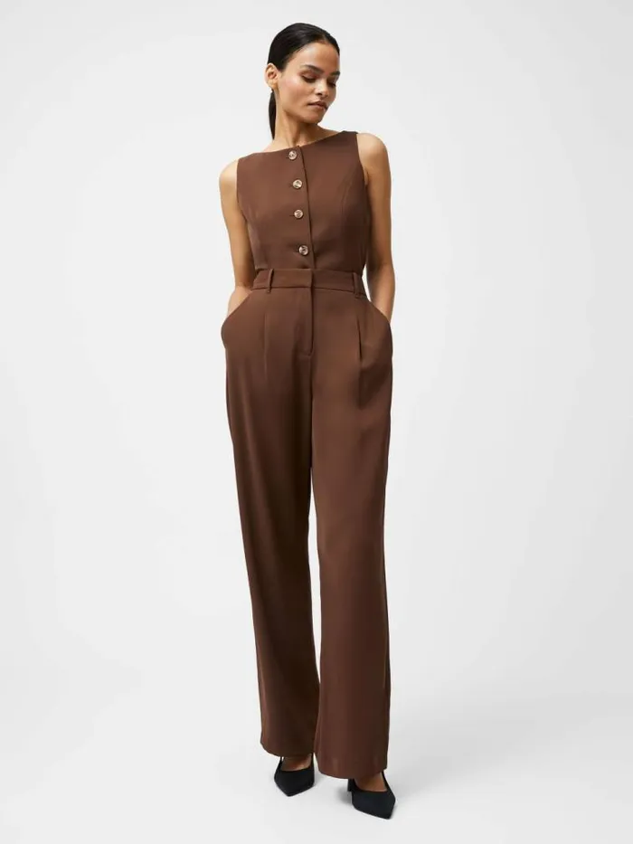 French Connection Harrie Tailored Trousers Chocolate Women Trousers