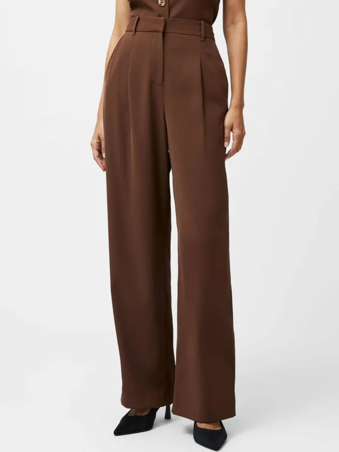 French Connection Harrie Tailored Trousers Chocolate Women Trousers