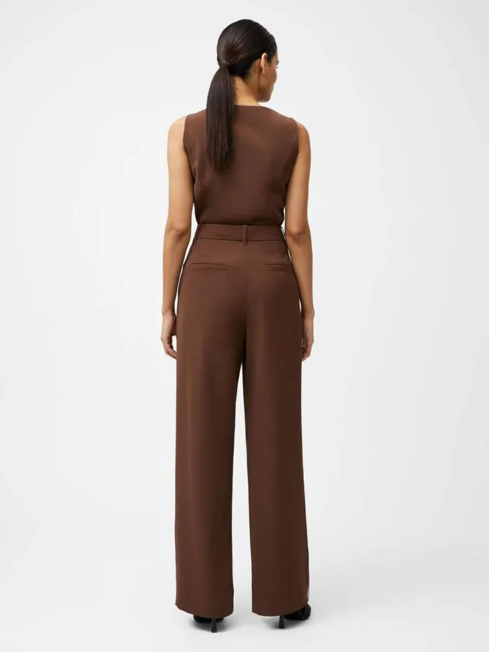 French Connection Harrie Tailored Trousers Chocolate Women Trousers