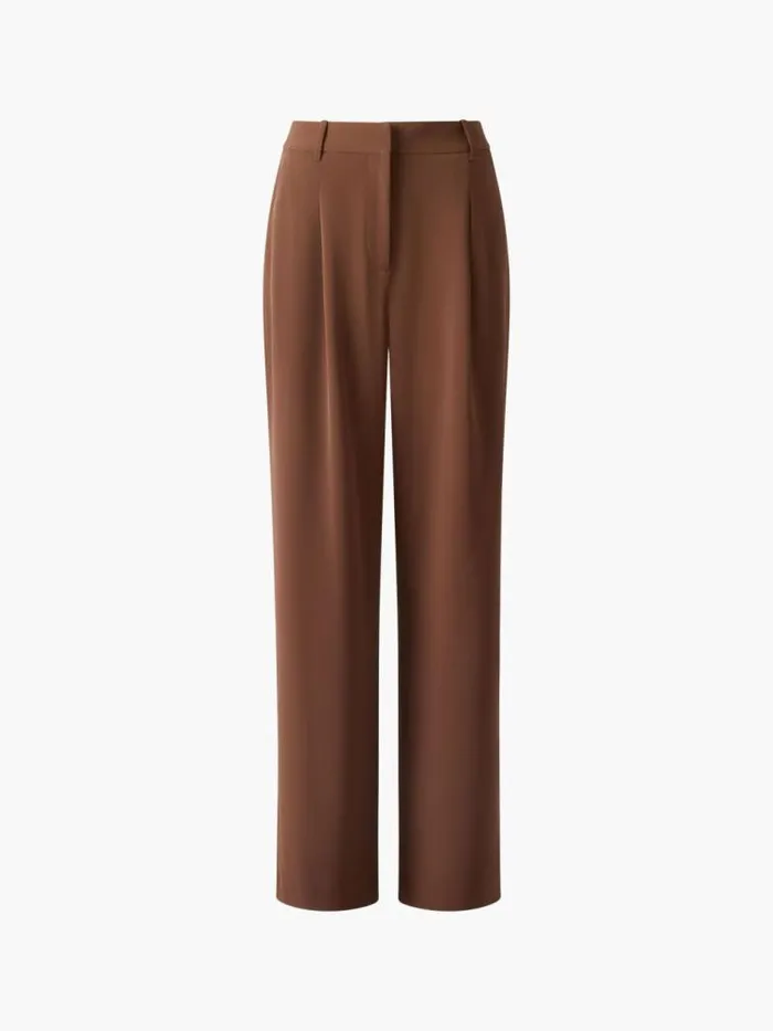 French Connection Harrie Tailored Trousers Chocolate Women Trousers