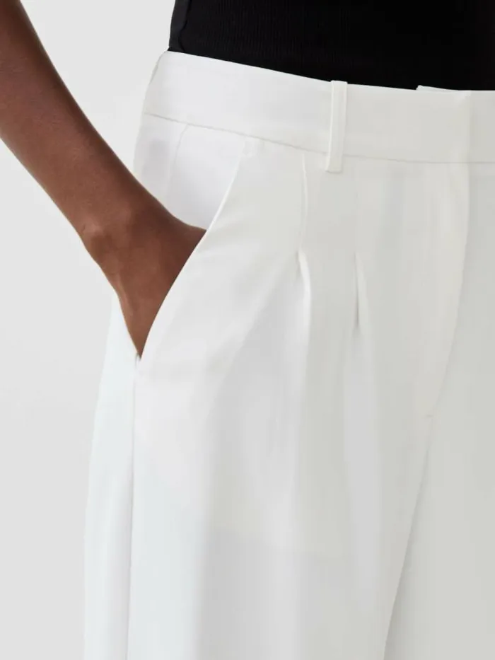 French Connection Harrie Tailored Trousers Porcelain Cream Women Trousers