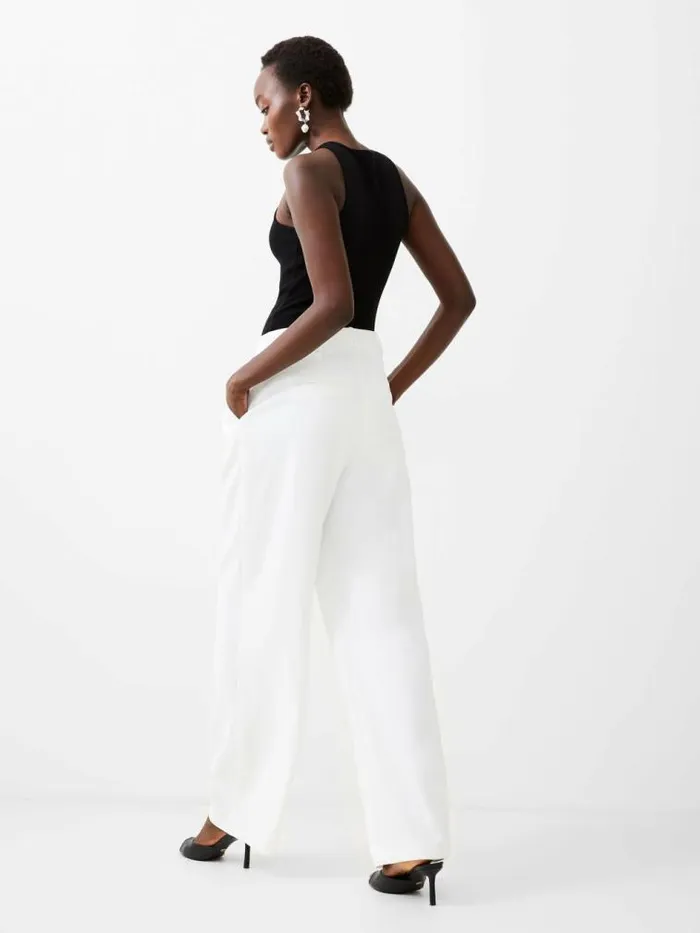 French Connection Harrie Tailored Trousers Porcelain Cream Women Trousers