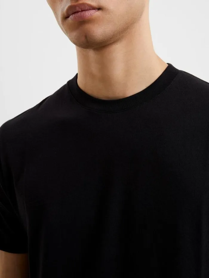 French Connection Organic Cotton Classic TShirt Black Onyx Men TShirts and Polo Shirts