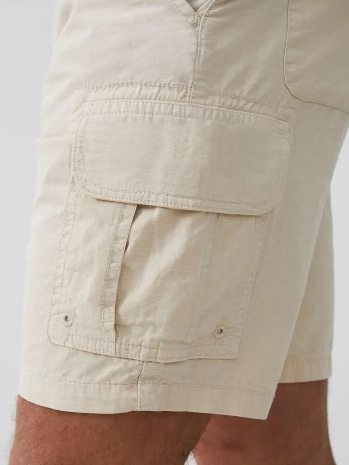 French Connection Ripstop Cargo Shorts Stone Men Shorts