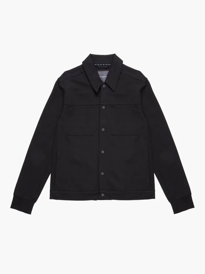 French Connection Scuba Jacket Black Men Coats and Jackets