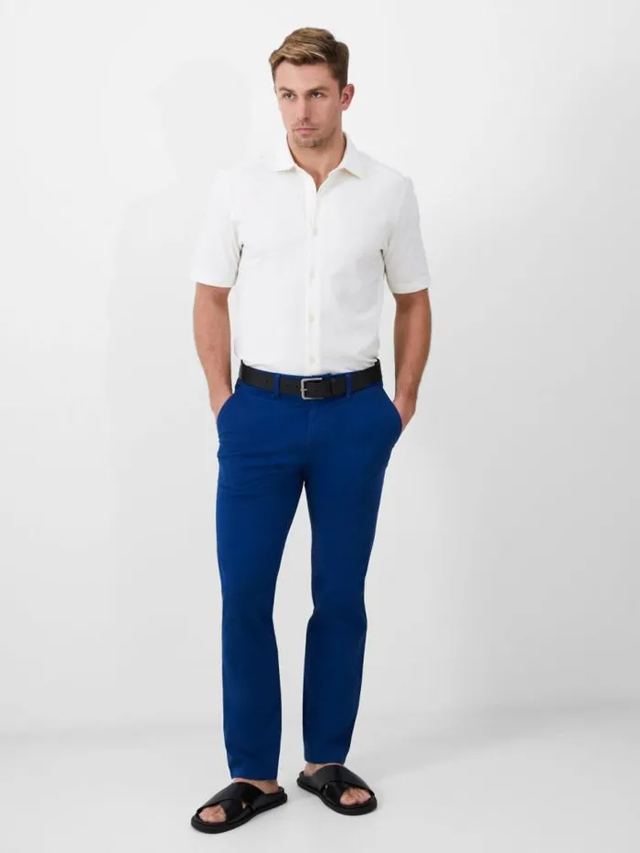 French Connection Stretch Chino Trousers Navy Men Trousers