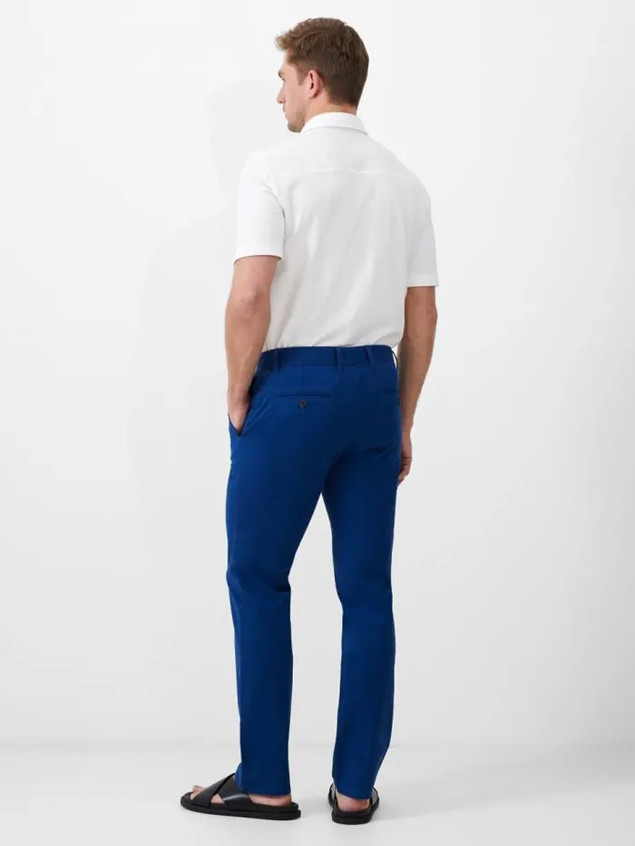 French Connection Stretch Chino Trousers Navy Men Trousers