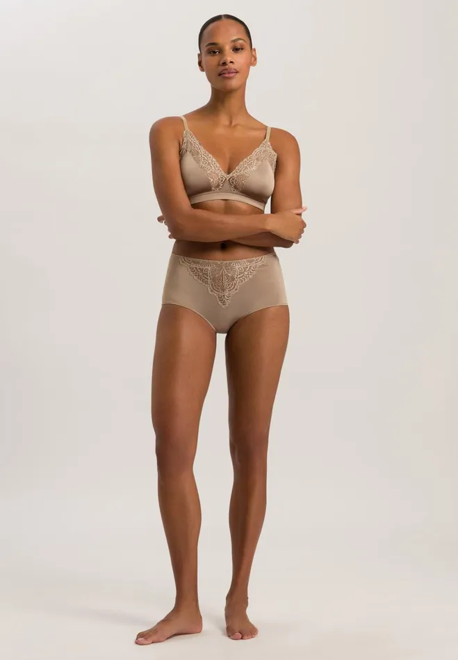 Full Brief Deep Taupe Women HANRO Full Briefs