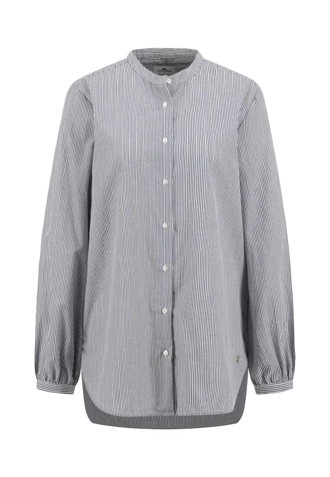 FYNCHHATTON BLUUSE Made Of Cotton In A Fine Strip Look Blue Purple Women Blouses