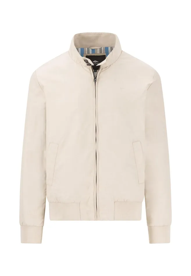 FYNCHHATTON Bomber Jacket CasualFit With A Logodail Dark Navydusty Foreststone Men Jackets and Coats