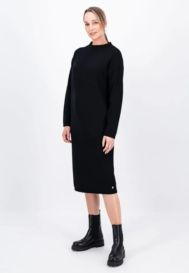 FYNCHHATTON Dress Made Of Wool Mix With A High Neckline Black Women Sale