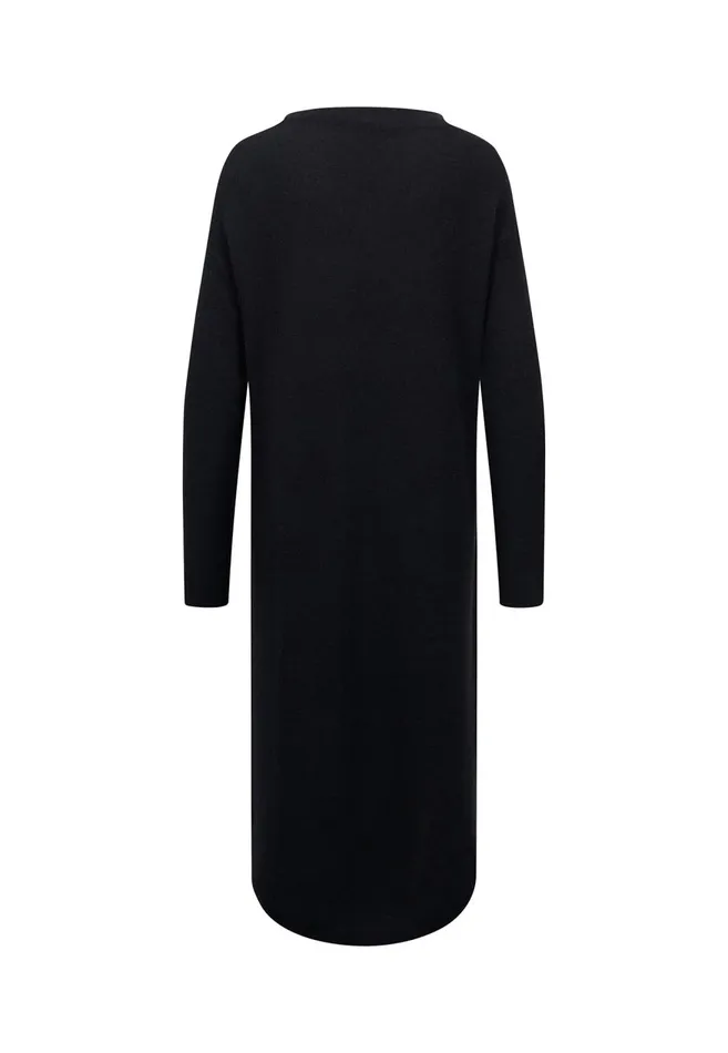 FYNCHHATTON Dress Made Of Wool Mix With A High Neckline Black Women Sale